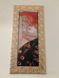 Riproduzioni Klimt con cornice dorata