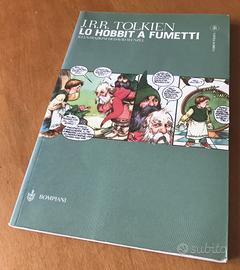 LO HOBBIT A FUMETTI - TOLKIEN Bompiani 1a edizione