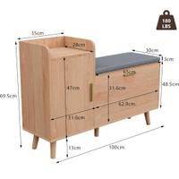 Scarpiera con seduta