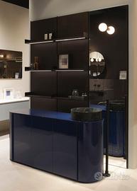 MOBILE BAGNO BLU COBALTO A TERRA 170cm