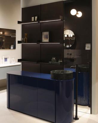 MOBILE BAGNO BLU COBALTO A TERRA 170cm