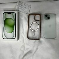 iPhone 15 Verde 128 GB batteria 87%