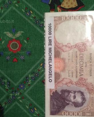 Banconota 10000 Lire Michelangelo