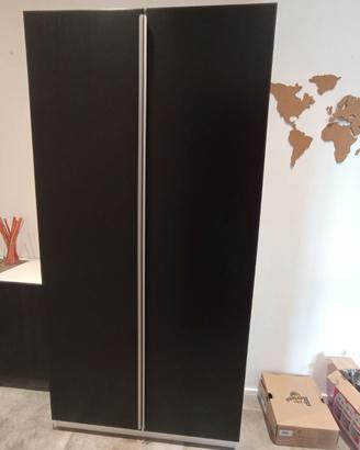 Armadio ad ante Ikea PAX, bianco / marrone scuro