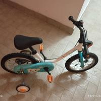 bicicletta bambino con rotelle