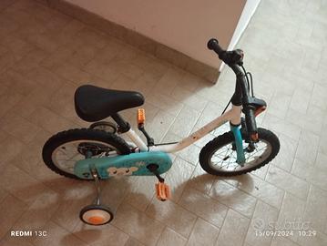 bicicletta bambino con rotelle