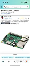 Raspberry Pi 3 b+, case, ventola e alimentatore