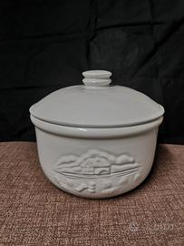 Portabiscotti in ceramica Mulino Bianco anni 80