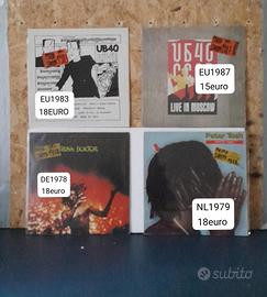 Vinili Genesis-Marley & UB40-Tosh-33giri-LP dischi