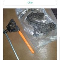 Per go kart catena  125 più fermi e pinza per smag