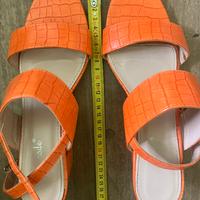 Scarpe sandalo arancione