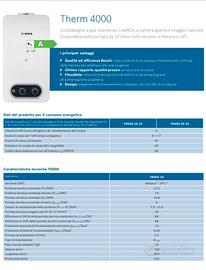 Scaldabagno a gas Bosch 10lt (Nuovo con garanzia)