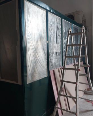 Box modulare in alluminio e vetro