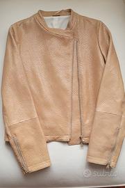 Giacca pelle pitonata Brunello Cucinelli 