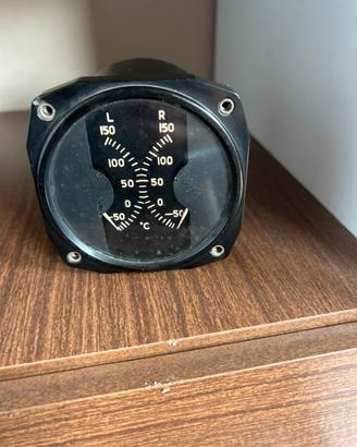 Indicatore Temperatura Doppio Motore WWII AN5795-6