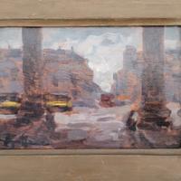 quadro veduta di Milano di Achille Cattaneo