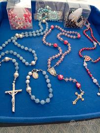 rosario e braccialetti fatti a mano 