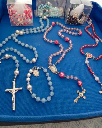 rosario e braccialetti fatti a mano 