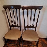 sedia a spalliera alta