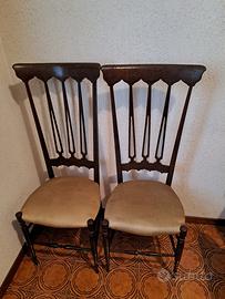 sedia a spalliera alta