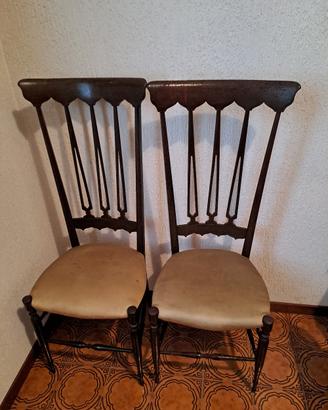 sedia a spalliera alta