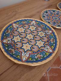 Set 3 piatti decorativi artigianali