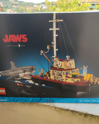 LEGO Ideas 21350 Lo Squalo Jaws Orca Usato come nu
