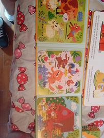 "Fattoria". Un libro più tre puzzle. NUOVO