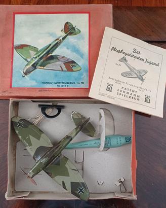 Lehmann 819 Aereo giocattolo di latta tin toy