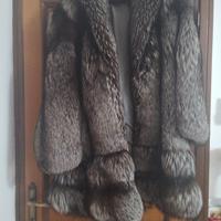 pelliccia donna volpe argentata
