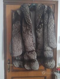 pelliccia donna volpe argentata