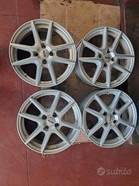 4 Cerchi in lega seminuovi Fiat 4x98 da 16"