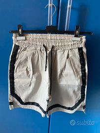 Pantaloncini elasticizzati beige