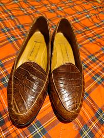 Mocassini donna di coccodrillo