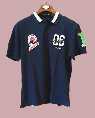 Polo Invicta, taglia S, colore Blu