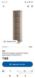 Mobile struttura angolare Ikea pax 