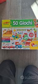Scatola 50 giochi con libro dettagliato Carotina