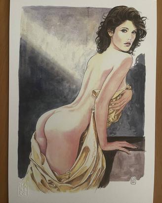 Omaggio a Gemma Arterton di Milo Manara
