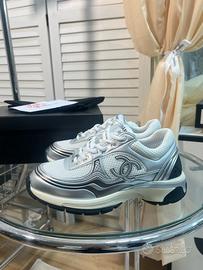 Scarpe casual CHANEL argento, taglia 40
