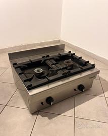 Piano cottura professionale GIORIK a 2 fuochi