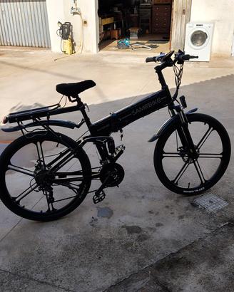 Bici elettrica samebike pieghevole