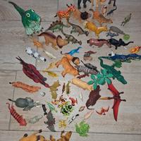 animali vari di plastica