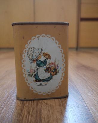Salvadanaio latta vintage Miss Petticoat