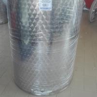 Serbatoio acciaio inox per vino olio miele lt 500