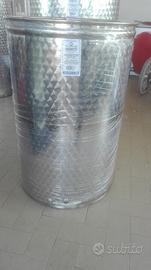 Serbatoio acciaio inox per vino olio miele lt 500