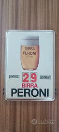 Birra Peroni insegna calendario perenne 