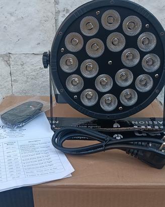 PAR LED WASH 18X12Watt. RGBWA-UV