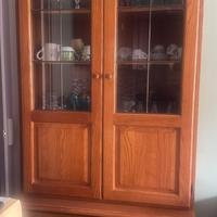 Credenza Vetrina in Legno