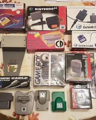 21 Accessori x console Nintendo, Saturn, PS 1 e 2