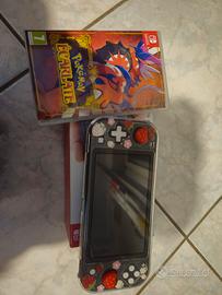Nintendo switch lite + pokemon scarlatto